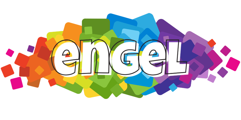 Engel pixels logo