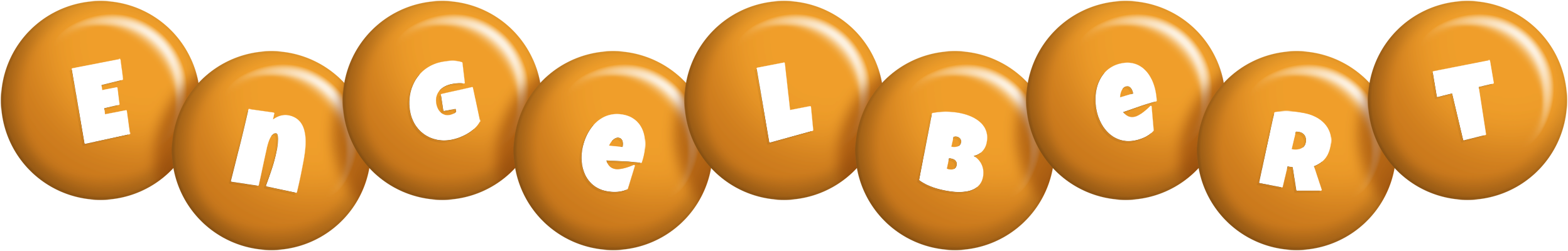 Engelbert candy-orange logo