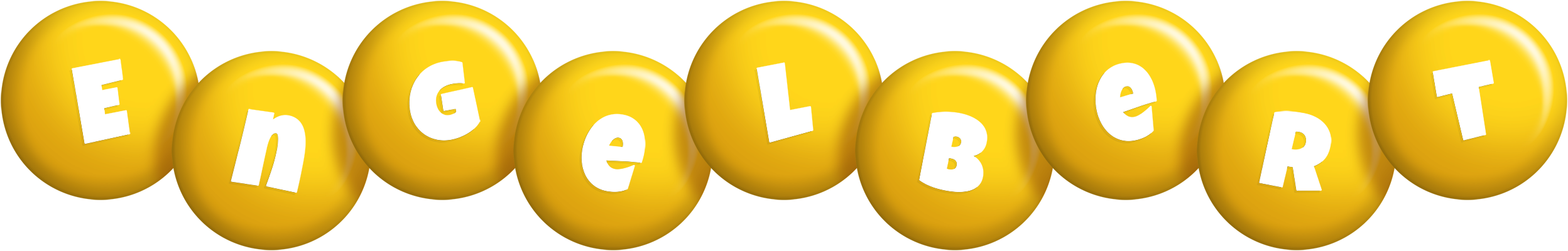 Engelbert candy-yellow logo