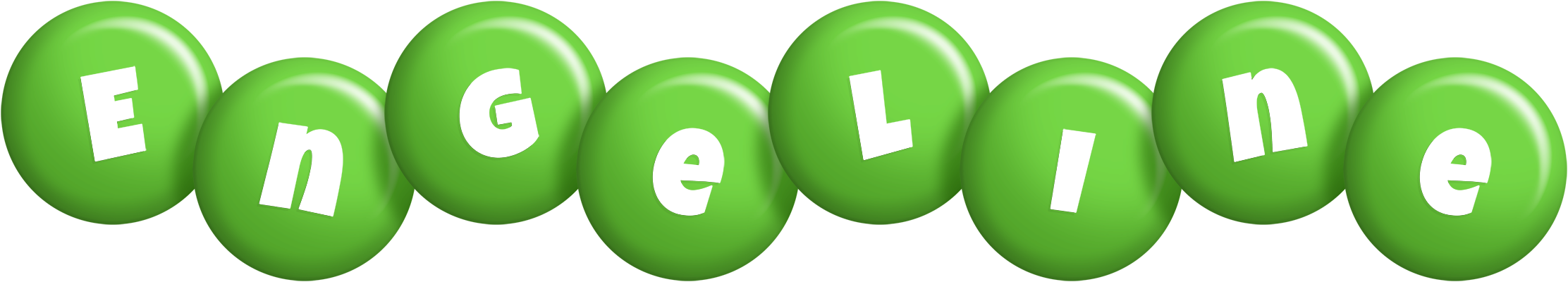 Engeline candy-green logo