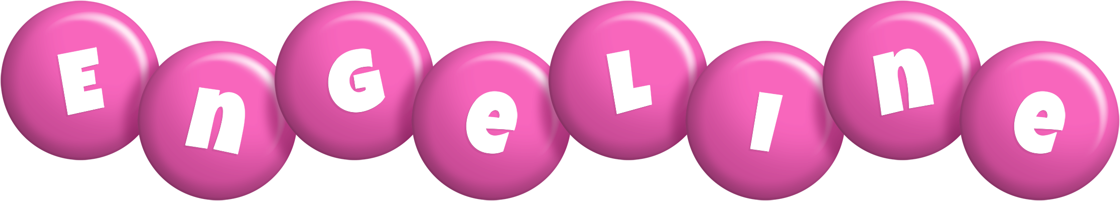 Engeline candy-pink logo