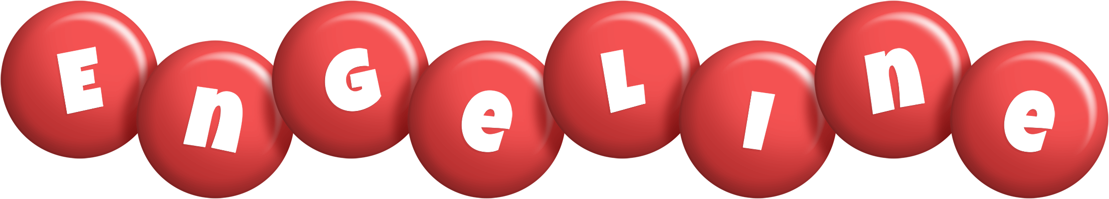 Engeline candy-red logo
