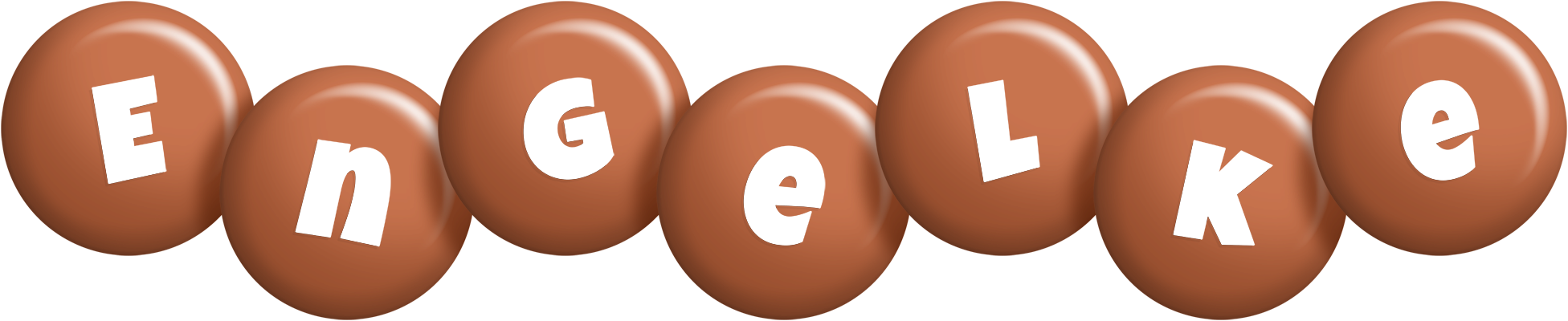 Engelke candy-brown logo