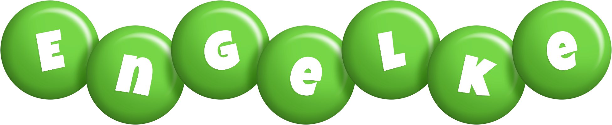 Engelke candy-green logo