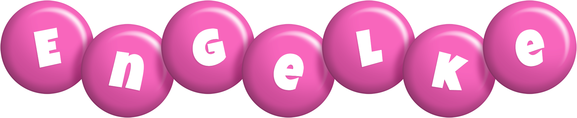 Engelke candy-pink logo