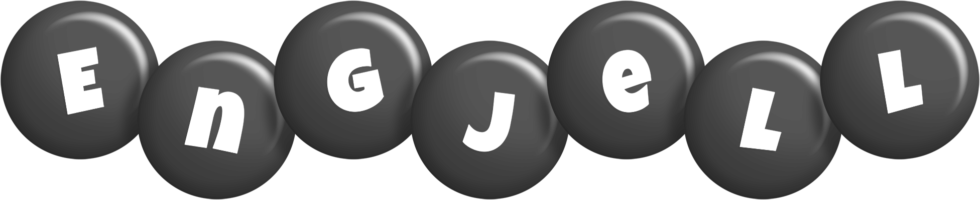 Engjell candy-black logo