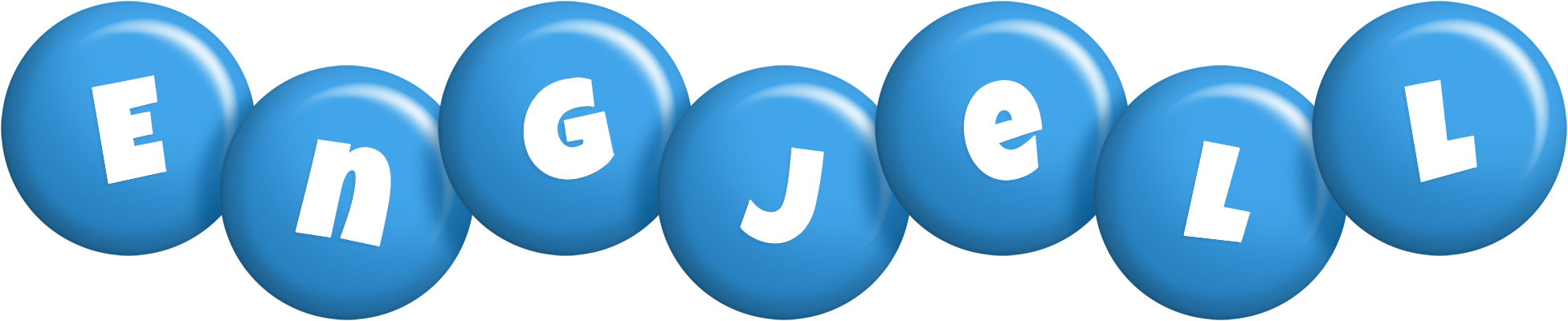Engjell candy-blue logo