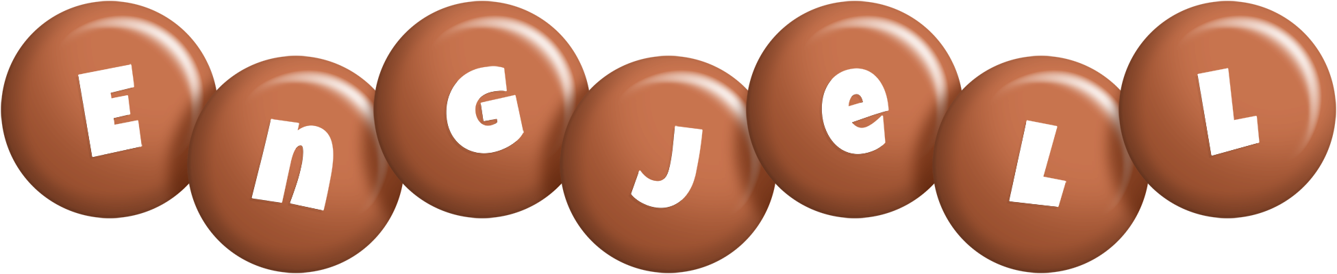 Engjell candy-brown logo