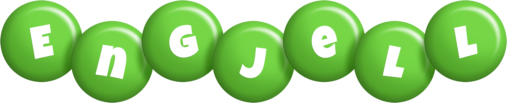 Engjell candy-green logo