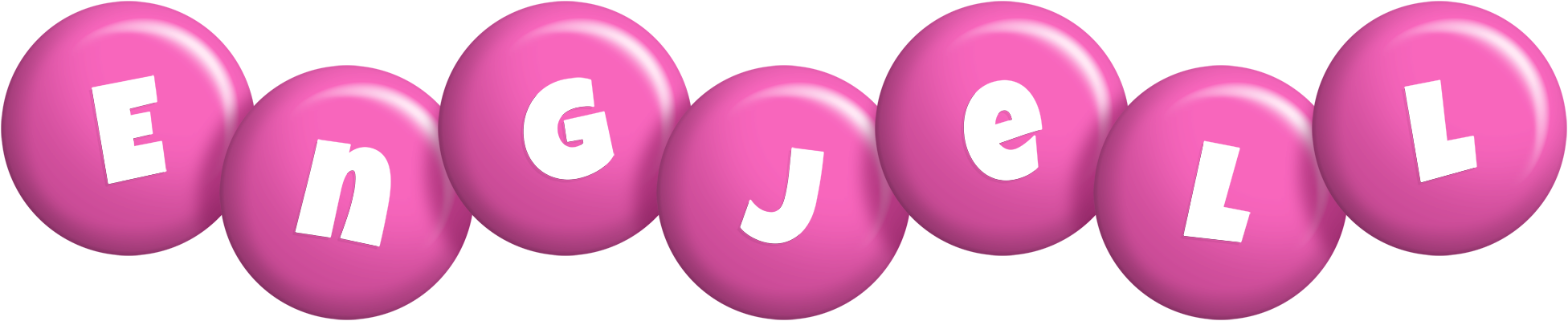 Engjell candy-pink logo