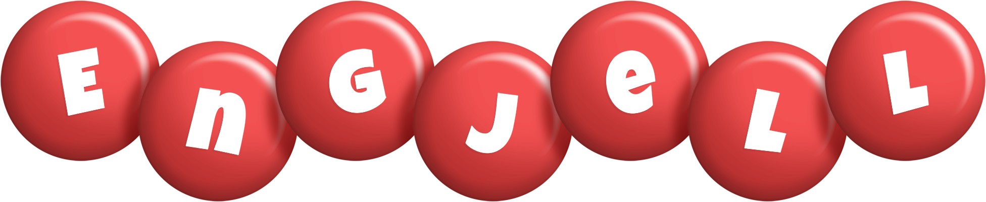 Engjell candy-red logo