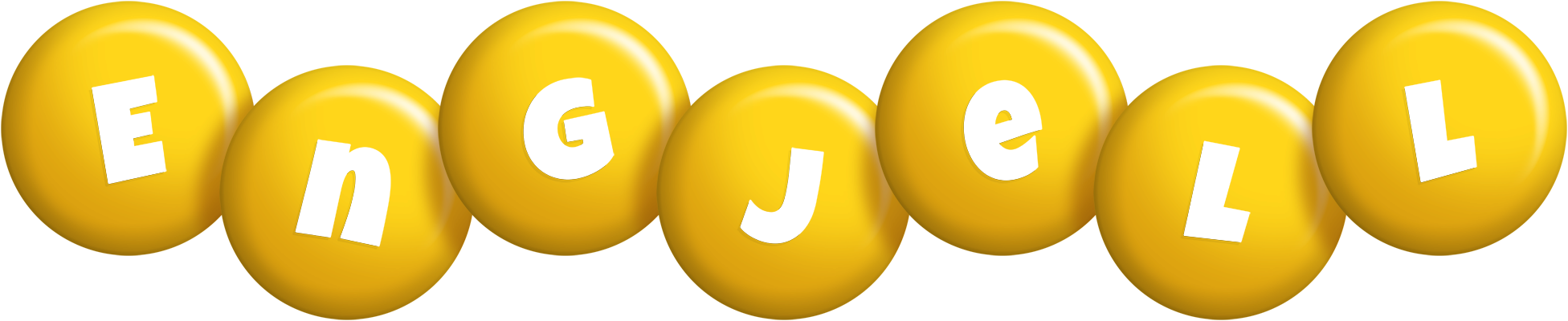 Engjell candy-yellow logo