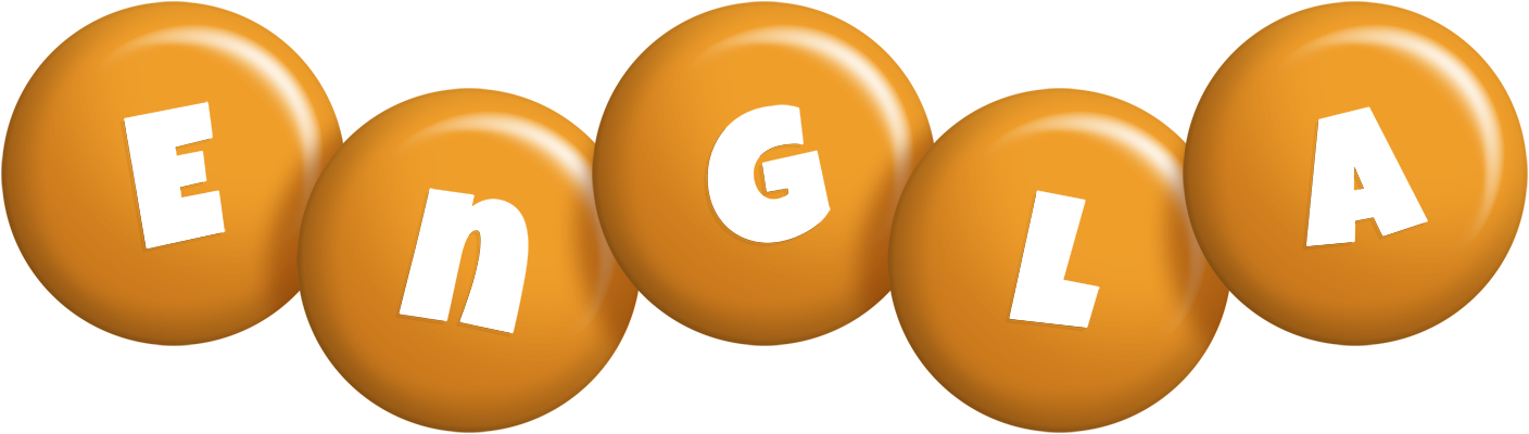 Engla candy-orange logo