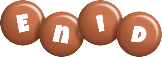 Enid candy-brown logo