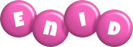 Enid candy-pink logo