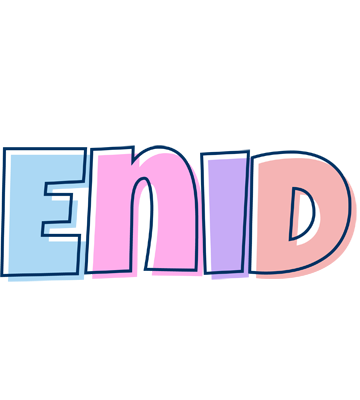 Enid pastel logo