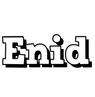 Enid snowing logo