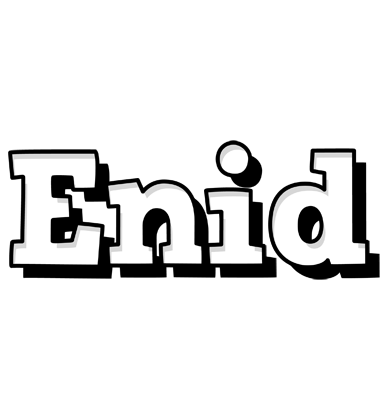 Enid snowing logo