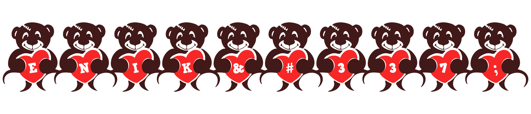 Enikő bear logo