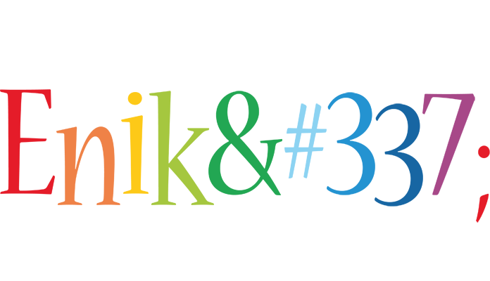 Enikő birthday logo