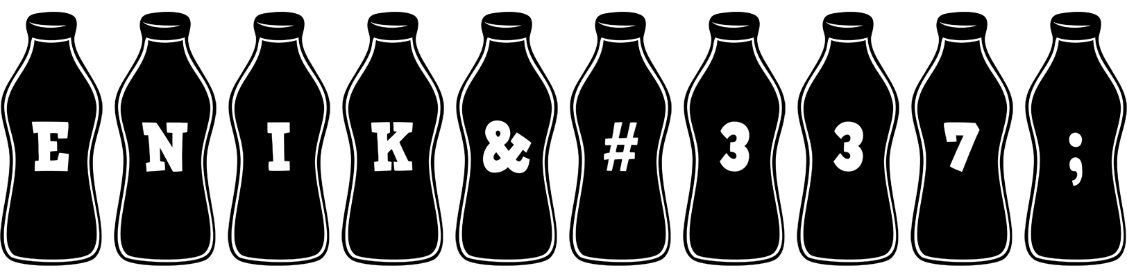 Enikő bottle logo