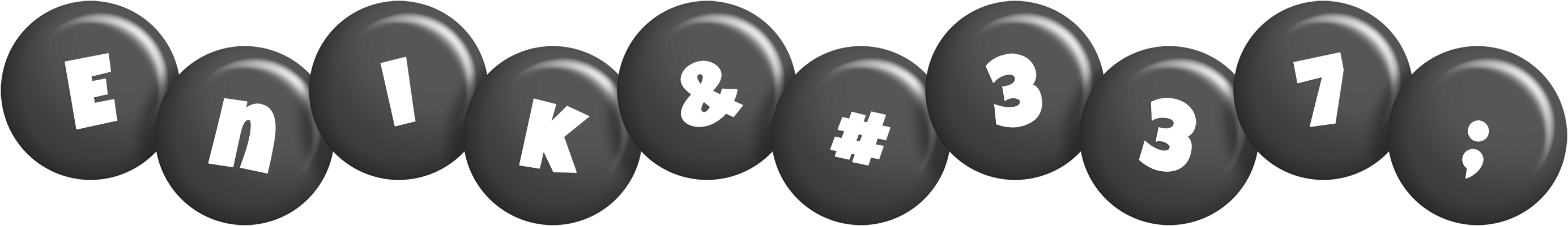 Enikő candy-black logo
