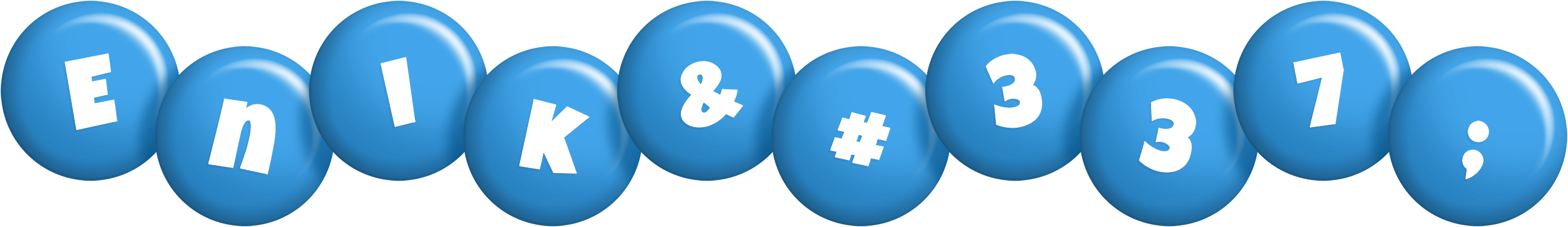 Enikő candy-blue logo