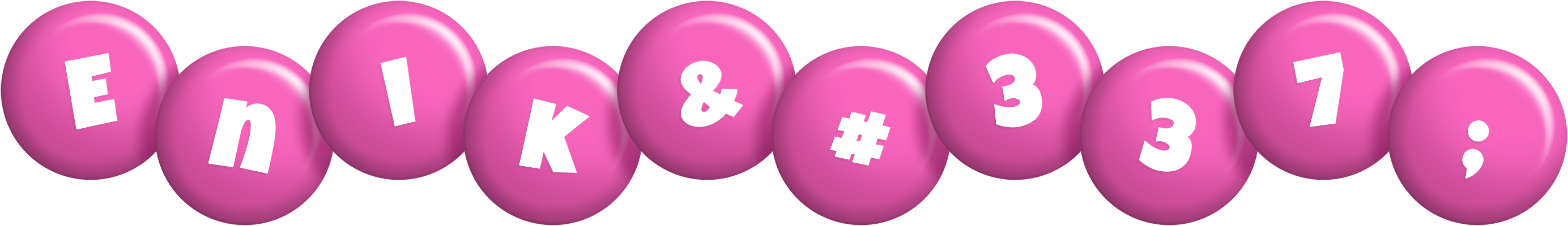 Enikő candy-pink logo