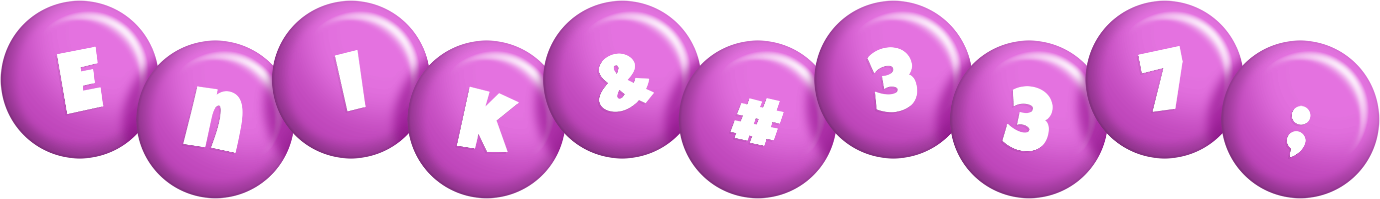 Enikő candy-purple logo