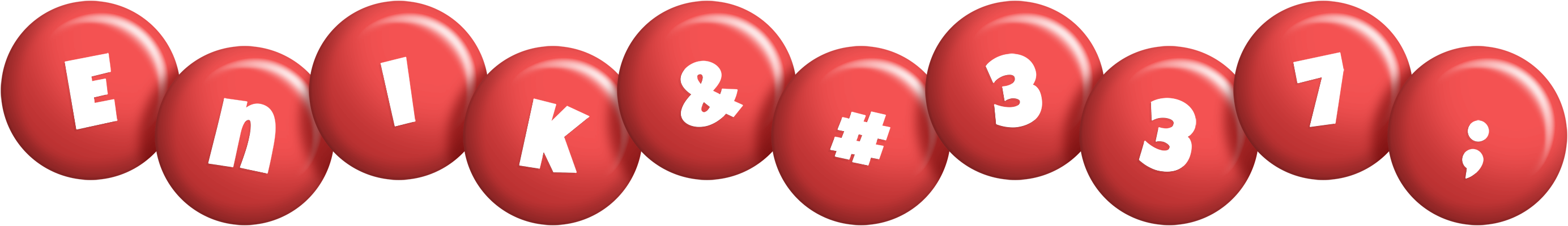 Enikő candy-red logo
