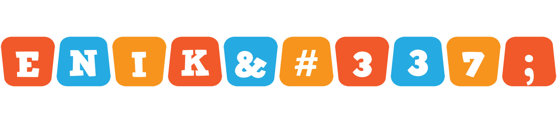 Enikő comics logo