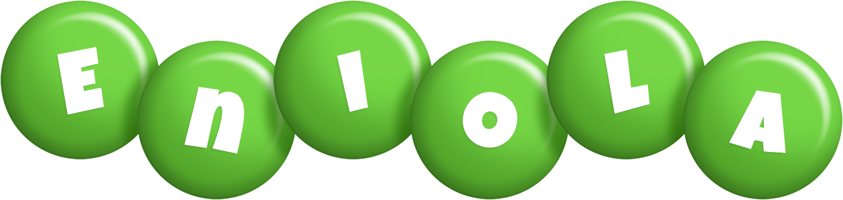 Eniola candy-green logo