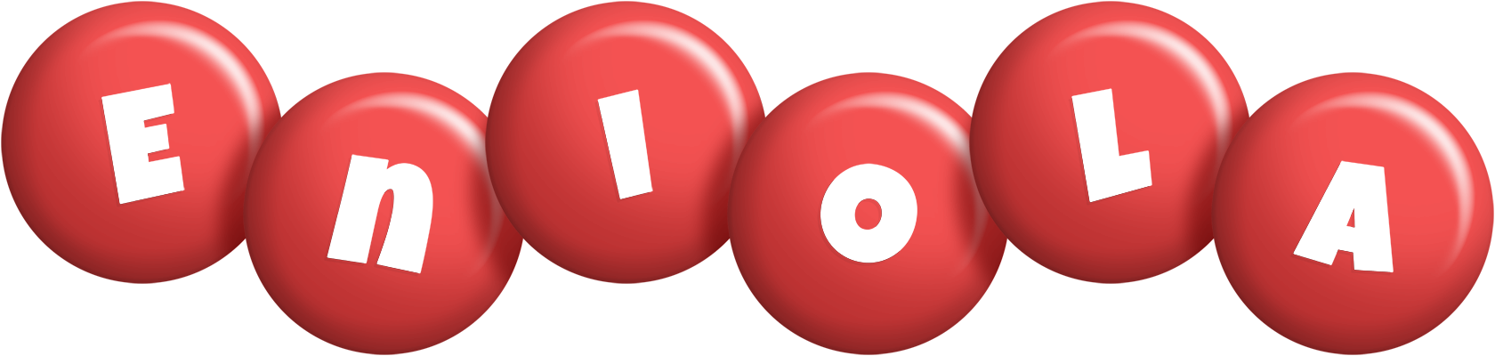 Eniola candy-red logo
