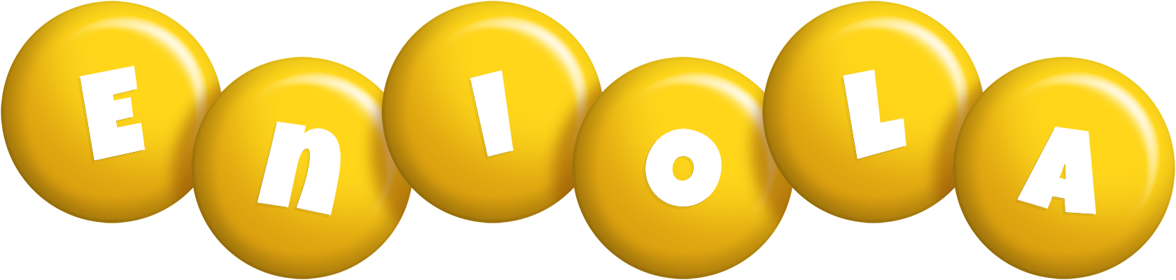 Eniola candy-yellow logo