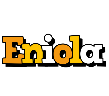 Eniola cartoon logo