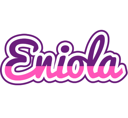 Eniola cheerful logo