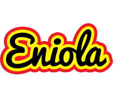 Eniola flaming logo