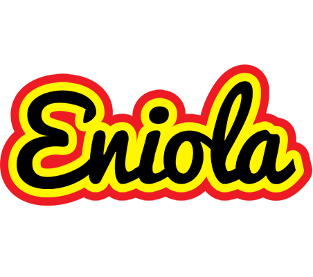 Eniola flaming logo