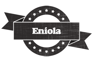 Eniola grunge logo