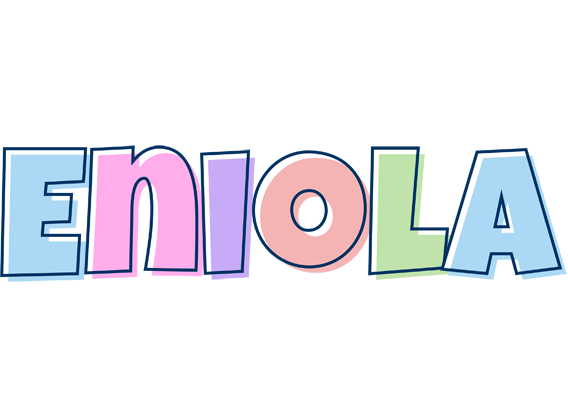 Eniola pastel logo
