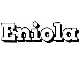 Eniola snowing logo