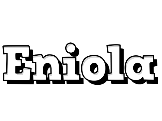 Eniola snowing logo