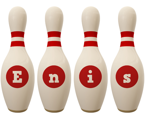 Enis bowling-pin logo