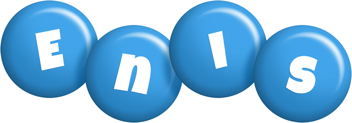 Enis candy-blue logo