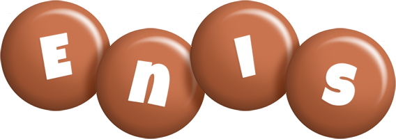 Enis candy-brown logo