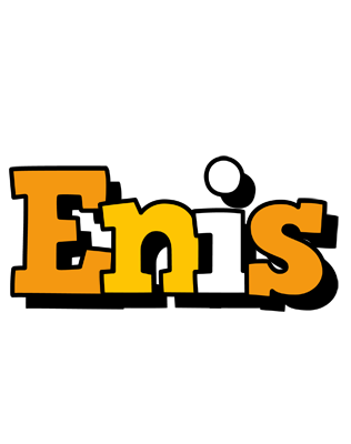 Enis cartoon logo