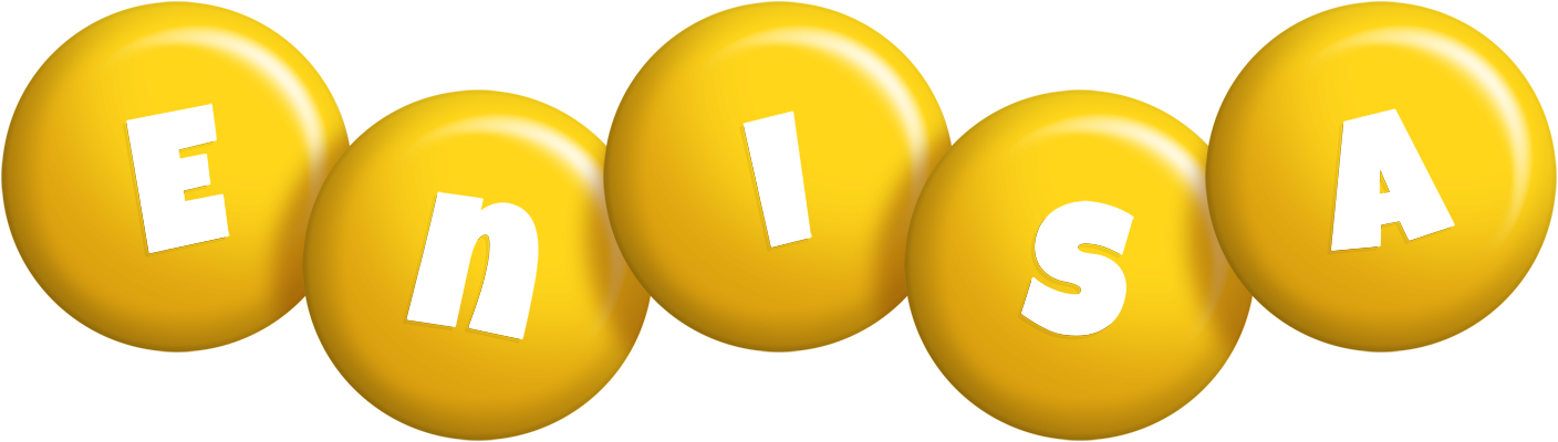 Enisa candy-yellow logo