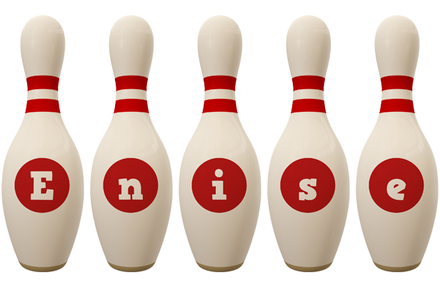 Enise bowling-pin logo