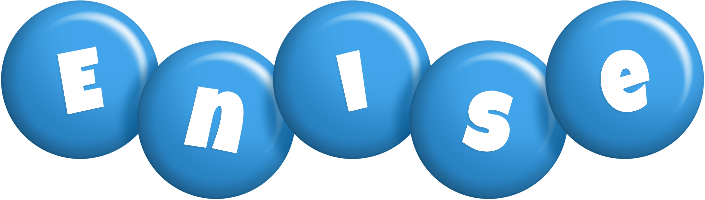 Enise candy-blue logo