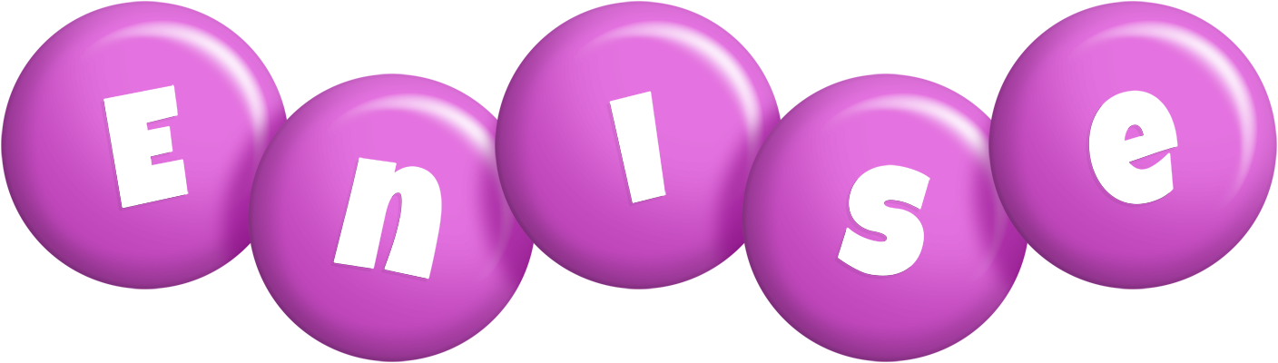 Enise candy-purple logo